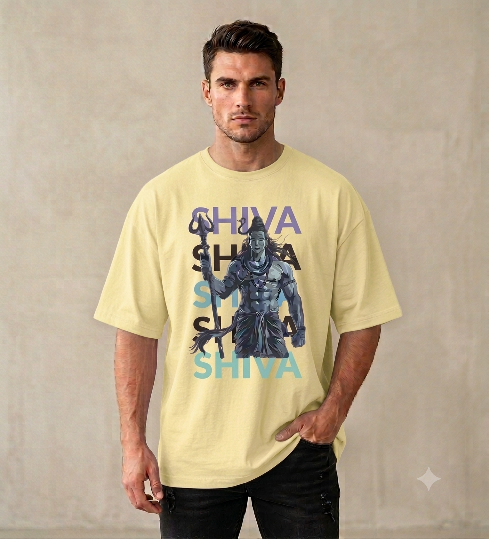 Warrior Shiva Oversized Unisex T-Shirt | Premium Quality