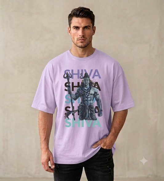 Warrior Shiva Oversized Unisex T-Shirt | Premium Quality